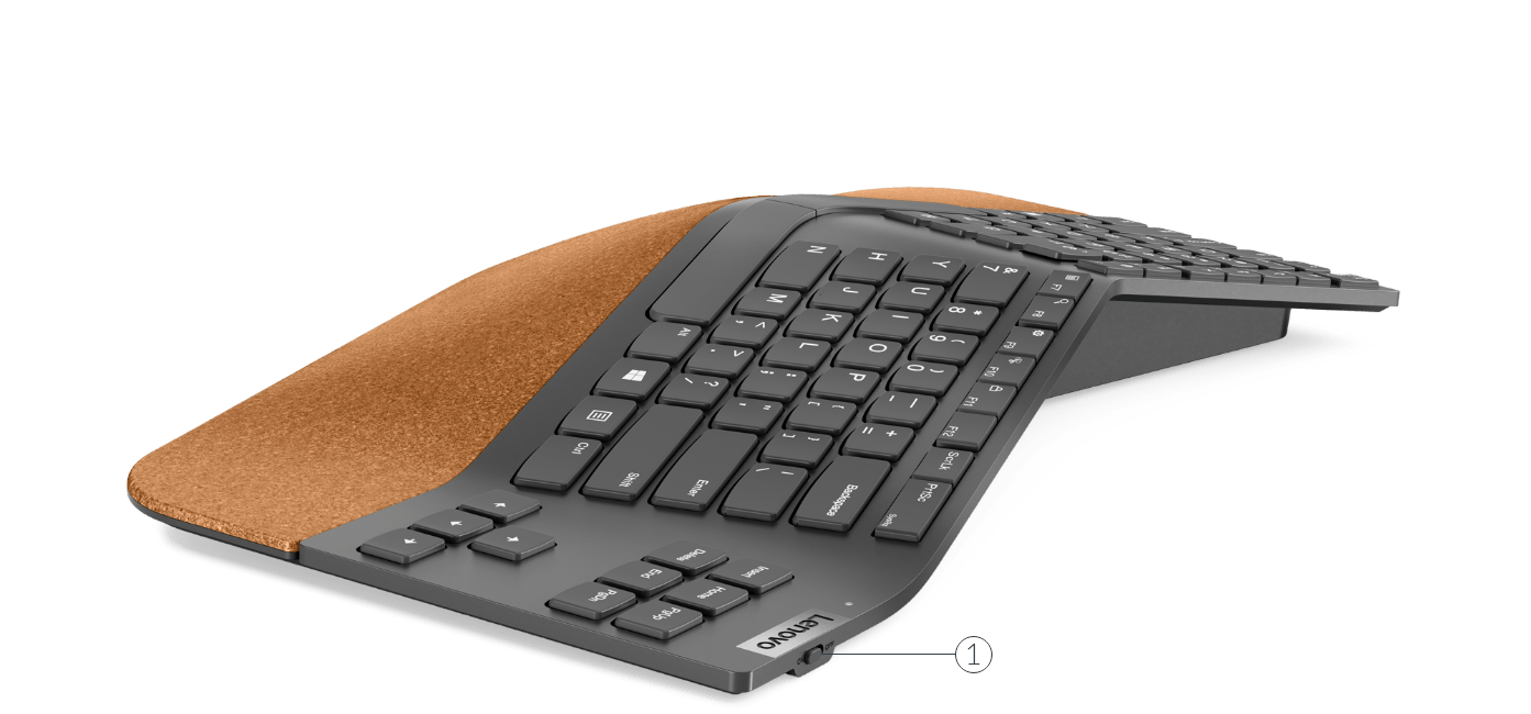 Lenovo Go Wireless Split Keyboard ports